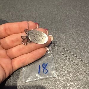 Stainless Angel Pendant Necklace